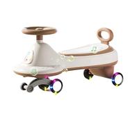 Auto Wiggle for bambini Altalena con ruote colorate che emettono luce | For ragazzi e ragazze dai 2 anni in su bicicletta