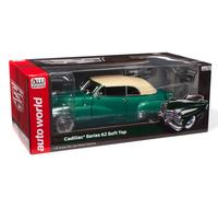 Auto World 1/18 Scala 1947 Cadillac Series 62 Cabriolet Verde Metallico AW315