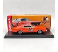 Auto World 1:43 per Dodge Charger 1969 General Lee AWRSS1151 Limited Giocattoli in resina Modelli di auto Hobby in miniatura Regali da collezione