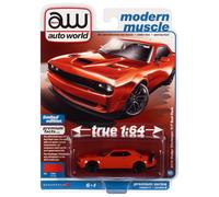 Auto World 1:64 Modern Muscle 2019 Dodge Challenger RT Scat Pack - Tor Red
