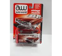 Auto world Vintage Muscolo 1:64 1964 Pontiac Grand Prix Marrone - Card Is Worn