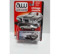 Auto world Vintage Muscolo 1:64 1969 Pontiac Firebird Trans Am- Argento -card
