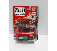 Auto world Vintage Muscolo 1:64 1972 Ford MUSTANG Mach 1 Marrone - Card Is Worn