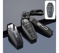 Auto Zinc Alloy Guscio Chiave, per BYD Han ev Song Plus QIN Plus Seal dmi Tang Yuan PRO Custodia Protettiva Antiscivolo Antipolvere Chiavi dell'auto Accessori,B