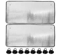 Autoaderente Finestrini Posteriori Parasole Adatto per VW T5 T6 Transporter, finestrino termico interno, finestrino laterale centrale, auto estiva, 2 pezzi