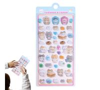 Autoadesivi Per Scrapbooking,Decalcomanie Decorative Per Scrapbook | Piccoli Adesivi Riusabili | Adatti A Diari Quaderni Scuola Compleanno Adolescenti Laptop Bagaglio Skateboard