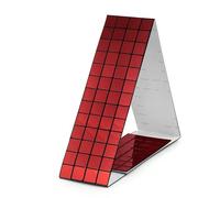 Autoadesivi Real Craft Mini quadrati Specchi Piastrelle a mosaico Adesivi for bagno Fai da te Artigianato Fatto a mano Decorazione della casa per l'arte e l'artigianato(07-4x60cm 10x10mm)