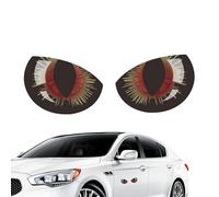 autoAdesivi Riflettenti| Decali Divertenti Impermeabili 3D Autori riflettentiAdesivi per Gli Occhi riflettentiPer Auto, Sicurezza Notturna 3D Guidare La Decalcomania di Cautela del Riflesso, Decal