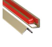 Autoadesivo - 3 pezzi Baguette in alluminio 100 cm - Ele Tile Ed Protector per interni Renovat - d h, 30 x 30 mm, perfetto per la decorazione della casa