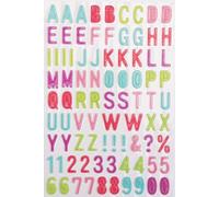 Autoadesivo Adesivi Funky Alfabeto Lettere Segni Decorazione Creazione Biglietti