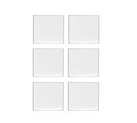 Autoadesivo Autoadesivo Della Parete Dello Specchio 3d, Effetto Specchio 20 * 20 Cm, Argento Autoadesivo Della Parete Dello Specchio Quadrato Soggiorno Divano Sfondo Parete Camera 6 pc 25 * 25cm