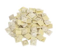 Autoadesivo Cavo Cravatta Montatura 30 x 30mm Bianco Confezione Di 100 - Sealey