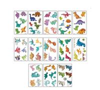 Autoadesivo del tatuaggio del dinosauro 13pcs Autoadesivo decorativo del