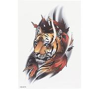 Autoadesivo del tatuaggio temporaneo Decalcomanie Modello animale Body Art Tatuaggi Sticker, Decalcomanie del tatuaggio impermeabile Patch Autoadesivo del tatuaggio falso, Autoadesivo del tatuaggio co