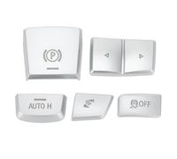 Autoadesivo dell'automobile Compatibile Con BMW Per F10 2010 2011 2012 2013 2014 2015 2016 2017 Pannello Del Cambio Del Freno A Mano Interruttore Laterale Pulsante P Copertura Accessori Per Auto