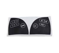 Autoadesivo dell'automobile Compatibile con Lexus per ES350 2007 2008 2009 2010 2011 2012 Adesivi per La Riparazione dei Pulsanti del Volante Adesivi per La Riparazione dei Pulsanti Interni Dell'auto