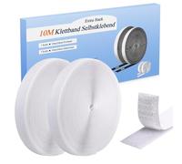 autoadesivo extra forte 10 m x 20 mm, bianco doppio con chiusura in , gancio e nastro adesivo per zanzare, cuscino per divano