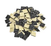 Autoadesivo Fascetta Montatura 25 x 25mm Nero Confezione Di 100 CTM2525B Sealey
