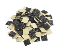 Autoadesivo Fascetta Montatura 30 x 30mm Nero Confezione Di 100 - Sealey