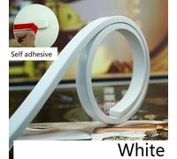 Autoadesivo Muro Modanatura Bordo da Parete Linea Battiscopa PVC Cornice Decor