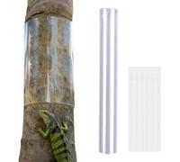 Autoadesivo per corteccia di albero, trasparente, impermeabile, protezione per la base delle radici, scudo resistente alle intemperie, coda lunga, parola chiave | inverno estate primavera giardino