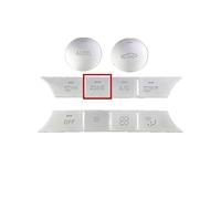 Autoadesivo Pulsante Compatibile Con Benz W204 Per GLK X204 Accessori Interni Auto Console Centrale Aria Condizionata Pulsante Adesivo Accessorio(A)