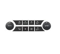 Autoadesivo Pulsante Compatibile Con Benz W212 2009 2010 2011 2012 ABS Auto Aria Condizionata Centrale Media Volume Pulsanti Adesivi Accessori(Model B-black)