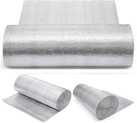 Autoadesivo riflettente in schiuma di alluminio isolante - Membrana isolante termico riflettente per efficienza energetica, isolamento acustico e controllo della temperatura
