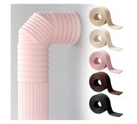 Autoadesivo Soundproof Pipe Wrap -Resistant Cotton Tape for Kitchen, Bathroom Sewer Pipeline Sealing and Isolation (rosa)