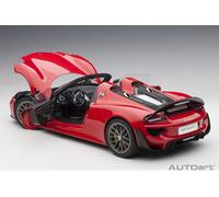 AUTOART 1/12 - Porsche 918 Spyder 2013 Weissach Package Guards Red