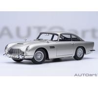 Aston Martin DB5 RHD Argento Goldfinger Modellino Autoart 1:18