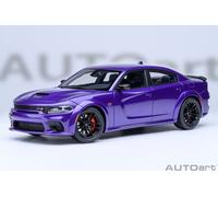 AUTOart 71757 1/18 Dodge Charger SRT Scat Pack Widebody Plum Crazy - Nuovo