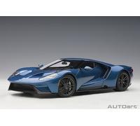 AUTOart 72942 - Modello Finit0 Ford GT 2017 1:18 (Liquid Blue) - Nuovo