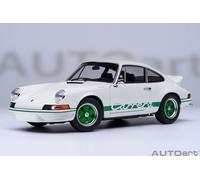 AUTOart 78031 - 1/18 Porsche 911 Carrera 2.7 Rs (Grand Prix Bianco Con Gre - Neu
