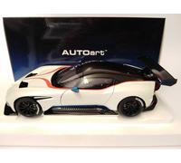 Autoart Aston Martin vulcan stratus white blue red stripes 1/18 70261