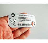 Autobadges X2 Autoadesivo di allarme del veicolo dell'automobile alta tack vinile adesivo stampa gps tracking decal
