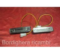 AUTOBIANCHI A 112 ABARTH ELEGANT 2X FANALE FANALINO LUCE TARGA TIPE PLATE LENS