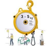 Autobloccante Bilanciatore a Molla 1-3kg/3-5kg/5-9kg,Regolabile Bilanciatore Spring Balancer Portacavo a Molla Portautensile a Sospensione,Per Lavori in Catena Di Montaggio,Copertura in Lega(Size:3 to
