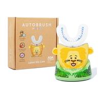 autobrush Spazzolino elettrico per bambini a forma di U, accettato ADA | Per piccoli primi spazzolini, termina le battaglie di spazzolatura con musica e luci, aiuto extra per mattine impegnate