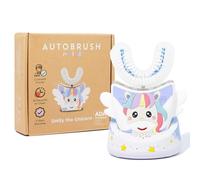 autobrush Spazzolino elettrico per bambini - Solo spazzolino da denti ADA accettato a forma di U, clinicamente testato fino a 5,1 volte migliore pulizia, 30 secondi, copertura a bocca intera 360, luci