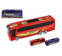Autobus in plastica a frizione 25 cm in scatola