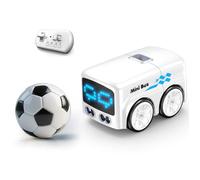 Autobus RC, Mini Auto RC Giocattolo per Autobus con Controllo Gesti Intelligente con Auto-Evitamento e Luci di Espressione Divertenti Giocattolo Telecomandata per Bambini Adulti, Bianco, Mini