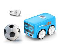 Autobus RC, Mini Auto RC Interattiva Intelligente con Controllo Gesti ed Evitamento Automatico, Luci di Espressione Divertenti, Macchinina Giocattolo Telecomandata da Tavolo per Bambini Adulti (Blu)