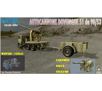 AUTOCANNONE DOVUNQUE 51 da 90/53 modello in resina Scala 1/72 72041