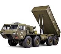 Autocarro con Cassone Ribaltabile Carta dell'Esercito 8 Ruote 1/12 2.4g Simion Rc Telecomando Modello di Auto Autocarro con Cassone Ribaltabile Telecomandato Veicolo da Costruzione Camion G