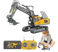 Autocarro con cassone ribaltabile RC per bambini, Autocarro con cassone ribaltabile telecomandato,Auto telecomandata per bambini di età superiore a 6 anni | Giocattoli per camion per veicoli da costru