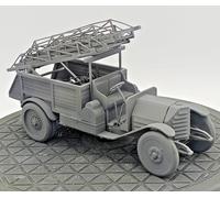 Autocarro Lancia 1Z OSSERVATORIO con scala telescopica 1:35 WIP3D 35147 Kit
