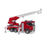 Scania Super 560R camion dei pompieri con scala girevole, pompa dell''acqua, luci e suoni, Veicolo modello