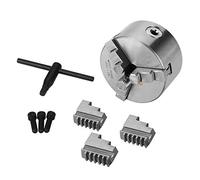 Autocentrante Tornio Mandrino K11-100 4 "3-Jaw Autocentrante Mandrino Tornio Metallo Mandrino Con Ganasce Extra Accessori Per Tornio