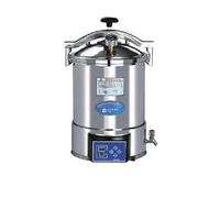 Autoclave portatile con display a LED a vapore a pressione for sterilizzatore a ad alta temperatura da laboratorio 18L/24L Per uso fai-da-te(24L)